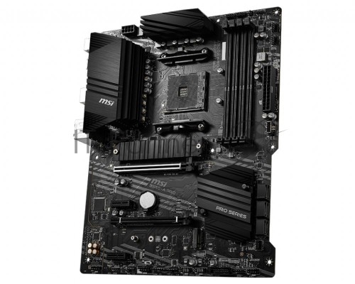 Материнская плата MSI B550-A PRO, AM4, AMD B550, 4xDDR4, 6xSATA, 2xM.2, 1xPCI-E 4.0 x16, 1xPCI-E 3.0 x16, 2xPCI-E x1, 1xHDMI, 1xDP, 1x 1Gb LAN, 4xUSB-A 2.0, 2xUSB-A 3.2 Gen 1, 1xUSB-A 3.2 Gen 2, 1xUSB-C 3.2 Gen 2, 6x3.5 мм, 7.1, ATX