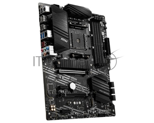Материнская плата MSI B550-A PRO, AM4, AMD B550, 4xDDR4, 6xSATA, 2xM.2, 1xPCI-E 4.0 x16, 1xPCI-E 3.0 x16, 2xPCI-E x1, 1xHDMI, 1xDP, 1x 1Gb LAN, 4xUSB-A 2.0, 2xUSB-A 3.2 Gen 1, 1xUSB-A 3.2 Gen 2, 1xUSB-C 3.2 Gen 2, 6x3.5 мм, 7.1, ATX