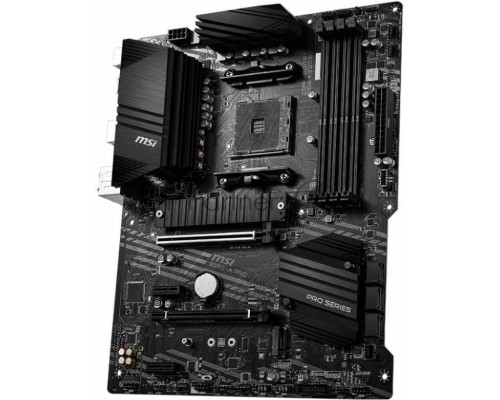 Материнская плата MSI B550-A PRO, AM4, AMD B550, 4xDDR4, 6xSATA, 2xM.2, 1xPCI-E 4.0 x16, 1xPCI-E 3.0 x16, 2xPCI-E x1, 1xHDMI, 1xDP, 1x 1Gb LAN, 4xUSB-A 2.0, 2xUSB-A 3.2 Gen 1, 1xUSB-A 3.2 Gen 2, 1xUSB-C 3.2 Gen 2, 6x3.5 мм, 7.1, ATX