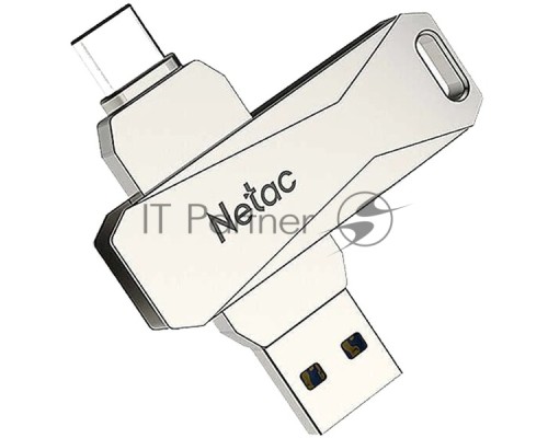 Флеш диск USB Drive Netac U782C NT03U782C-032G-30PN dual USB3.0+TypeC 32GB, retail version