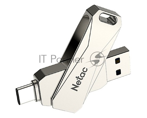 Флеш диск USB Drive Netac U782C NT03U782C-032G-30PN dual USB3.0+TypeC 32GB, retail version