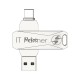 Флеш диск USB Drive Netac U782C NT03U782C-032G-30PN dual USB3.0+TypeC 32GB, retail version