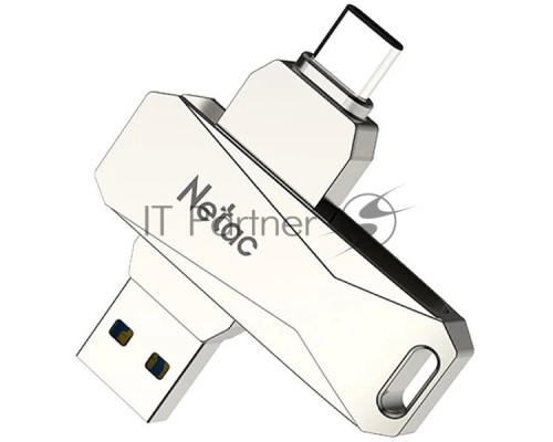 Флеш диск USB Drive Netac U782C NT03U782C-032G-30PN dual USB3.0+TypeC 32GB, retail version