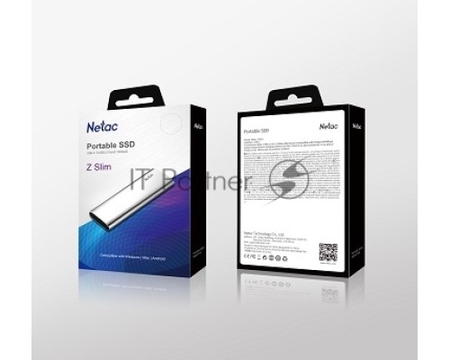 Внешний накопитель External SSD Netac Z SLIM USB3.2 500GB