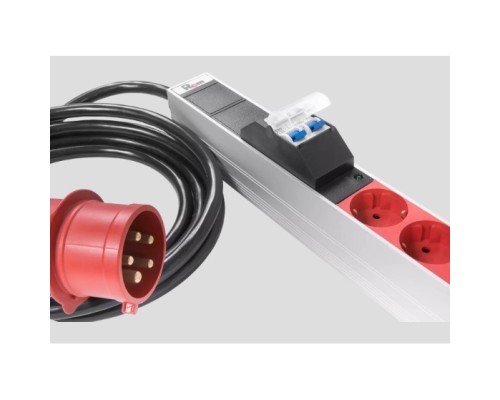 [Аксессуар] REM Верт блок розеток, мониторинг, измерение, 3 фазы 16А, 30S, 2100 мм, вх IEC 309, шнур 3м (R-MC8-3x16-30S-MI-2100-3-3PN)