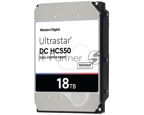Жесткий диск Western Digital Original SATA-III 18Tb 0F38459 WUH721818ALE6L4 Ultrastar DC HC550 (7200rpm) 512Mb 3.5