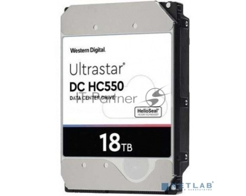 Жесткий диск Western Digital Original SATA-III 18Tb 0F38459 WUH721818ALE6L4 Ultrastar DC HC550 (7200rpm) 512Mb 3.5