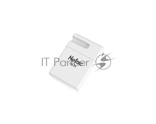 Флеш диск Netac U116 16Gb <NT03U116N-016G-30WH>, USB3.0, миниатюрная пластиковая белая
