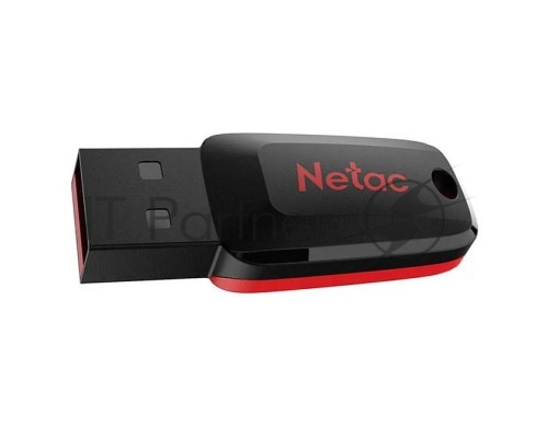Флеш диск Netac U197 8Gb <NT03U197N-008G-20BK>, USB2.0, пластиковая, черная