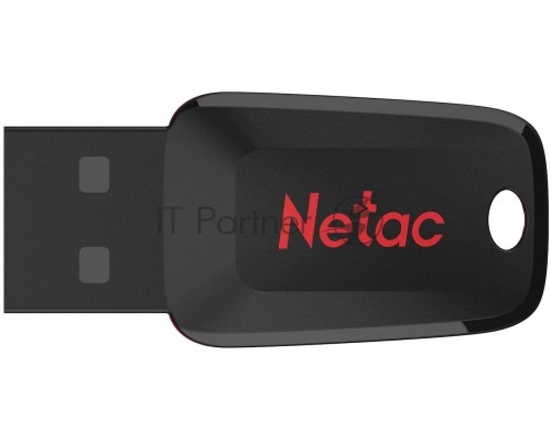 Флеш диск Netac U197 8Gb <NT03U197N-008G-20BK>, USB2.0, пластиковая, черная