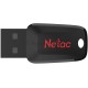 Флеш диск Netac U197 8Gb <NT03U197N-008G-20BK>, USB2.0, пластиковая, черная