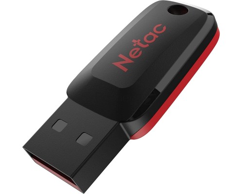 Флеш диск Netac U197 8Gb <NT03U197N-008G-20BK>, USB2.0, пластиковая, черная