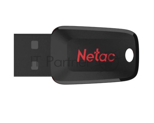 Флеш диск Netac U197 8Gb <NT03U197N-008G-20BK>, USB2.0, пластиковая, черная