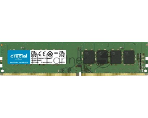 Память оперативная Crucial 4GB DDR4 2666 MT/s (PC4-21300) CL19 SR x16 Unbuffered DIMM 288pin