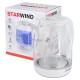 Чайник электрический Starwind SKG4215 1.7л. 2200Вт белый (корпус: стекло)
