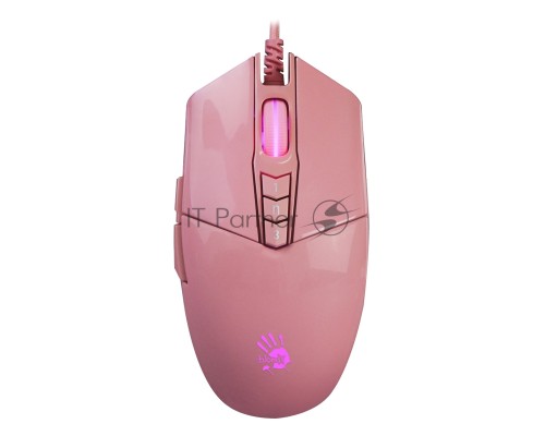 Мышь проводная A4Tech Bloody P91s розовый, 8000 dpi, USB, кнопки - 8