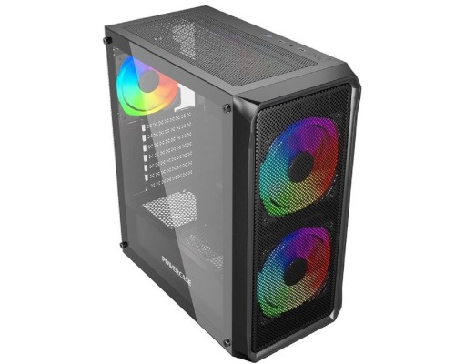 [Корпус] Powercase Mistral Edge SE, Tempered Glass, 2x 140mm ARGB PWM+1x 120mm ARGB PWM, чёрный, ATX  (CMSEB-A3)
