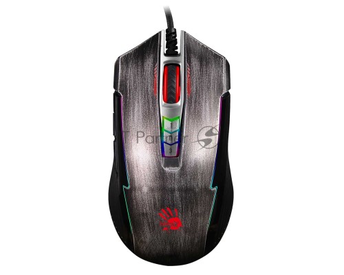 Мышь A4Tech Bloody P93s Bullet серый оптическая (8000dpi) USB (8but)