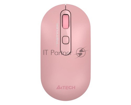 Мышь беспроводная A4Tech Fstyler FG20 розовый, 2000 dpi, радиоканал, USB, кнопки - 4