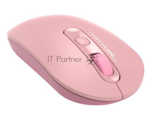Мышь беспроводная A4Tech Fstyler FG20 розовый, 2000 dpi, радиоканал, USB, кнопки - 4
