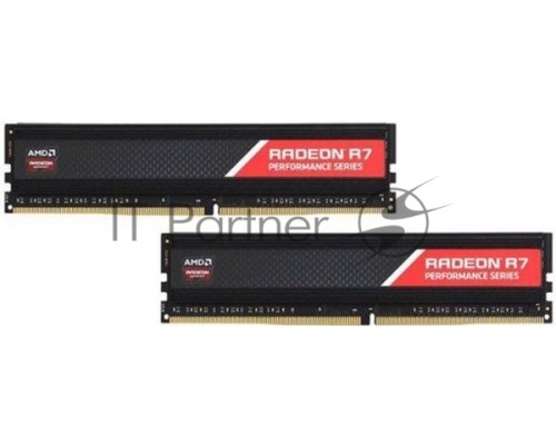 Оперативная память AMD 16GB DDR4 2666 Radeon™ DIMM R7 Performance Series Black Gaming Memory