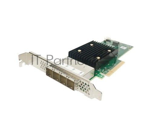Адаптер SAS 9500-16e SGL (05-50075-00) PCIe Gen4 x8 LP, Tri-Mode SAS/SATA/NVMe 12G HBA, 16port(4*ext SFF8644), 3816 IOC