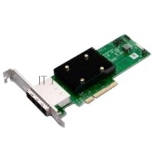 Адаптер SAS 9500-16i SGL (05-50077-02) PCIe v4 x8 LP, Tri-Mode SAS/SATA/NVMe 12G HBA, 16port(4*int SFF8654), 3816 IOC