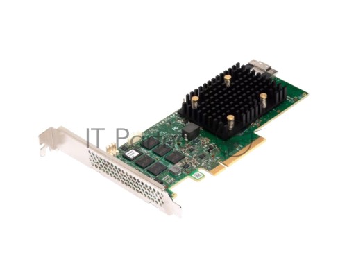 Адаптер SAS 9500-8i SGL (05-50077-03) PCIe v4 x8 LP, Tri-Mode SAS/SATA/NVMe 12G HBA, 8port(2*int SFF8654), 3808 IOC