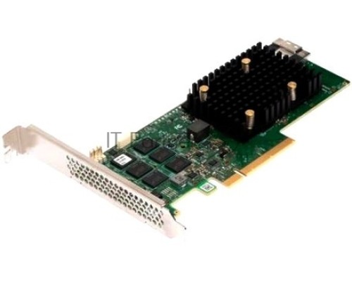 Адаптер SAS 9500-8i SGL (05-50077-03) PCIe v4 x8 LP, Tri-Mode SAS/SATA/NVMe 12G HBA, 8port(2*int SFF8654), 3808 IOC