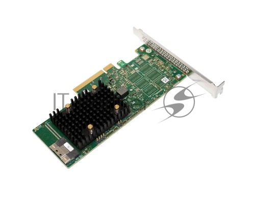 Адаптер SAS 9500-8i SGL (05-50077-03) PCIe v4 x8 LP, Tri-Mode SAS/SATA/NVMe 12G HBA, 8port(2*int SFF8654), 3808 IOC