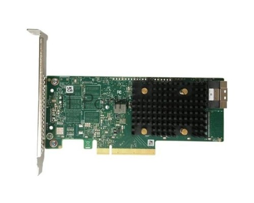 Адаптер SAS 9500-8i SGL (05-50077-03) PCIe v4 x8 LP, Tri-Mode SAS/SATA/NVMe 12G HBA, 8port(2*int SFF8654), 3808 IOC