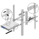Рельсы 84H323710-002 AS'Y COMPONENT,RM23708,SLIDE RAIL,2U,TRAVEL:898MM,CHASSIS W:438MM,TOOLLESS,AA612864,W/SCREW PACKING+MANUAL+BOX