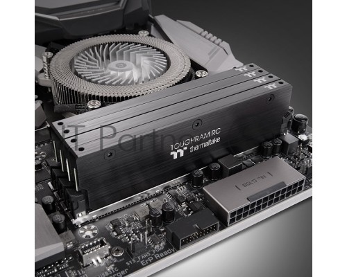 Оперативная память 16GB Thermaltake DDR4 3600 DIMM TOUGHRAM RC Black Gaming Memory RA24D408GX2-3600C18A Non-ECC, CL18, 1.35V, Heat Shield, XMP 2.0, For Floe RC 240\360 , Kit (2x8GB), RTL Оперативная память 16GB Thermaltake DDR4 3600 DIMM TOUGHRAM RC Black Gaming Memory RA24D408GX2-3600C18A Non-ECC, CL18, 1.35V, Heat Shield, XMP 2.0, For Floe RC 240\360 , Kit (2x8GB), RTL