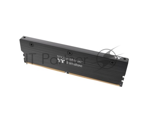 Оперативная память 16GB Thermaltake DDR4 4000 DIMM TOUGHRAM RC Black Gaming Memory RA24D408GX2-4000C19A Non-ECC, CL18, 1.35V, Heat Shield, XMP 2.0, For Floe RC 240\360 , Kit (2x8GB), RTL Оперативная память 16GB Thermaltake DDR4 4000 DIMM TOUGHRAM RC Black Gaming Memory RA24D408GX2-4000C19A Non-ECC, CL18, 1.35V, Heat Shield, XMP 2.0, For Floe RC 240\360 , Kit (2x8GB), RTL