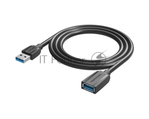 Кабель-удлинитель Vention USB 3.0 AM/AF - 0.5м Black Edition VAS-A45-B050
