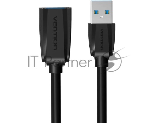 Кабель-удлинитель Vention USB 3.0 AM/AF - 0.5м Black Edition VAS-A45-B050