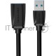 Кабель-удлинитель Vention USB 3.0 AM/AF - 0.5м Black Edition VAS-A45-B050