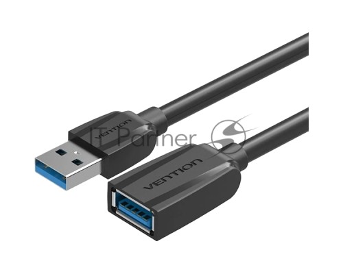 Кабель-удлинитель Vention USB 3.0 AM/AF - 0.5м Black Edition VAS-A45-B050