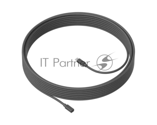 Кабель LOGITECH MeetUp 10m Mic Cable - GRAPHITE - WW - MEETUP 10M MIC CABLE