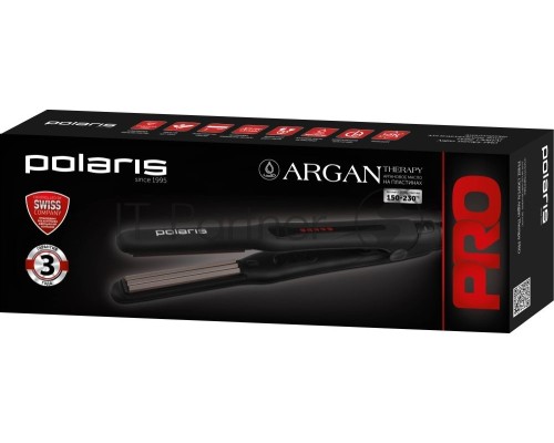 Щипцы Polaris PHSZ 1309TAi Argan Therapy PRO 38Вт макс.темп.:230С черный