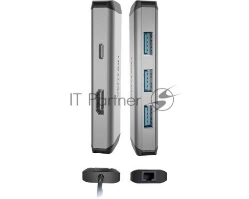 Мультифункциональный хаб Vention USB Type C 6 в 1 (CNCHB)