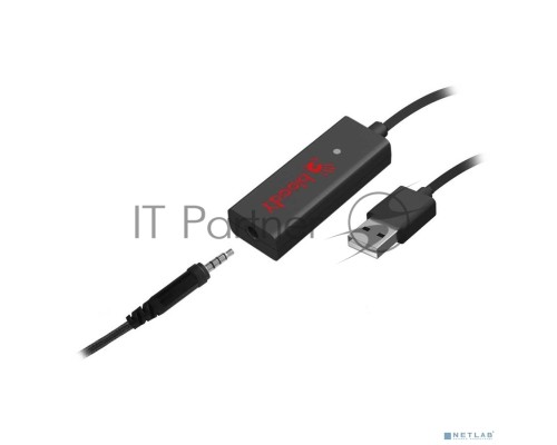 Наушники с микрофоном A4 Bloody G600i черный 1.3м мониторные USB оголовье (G600I)