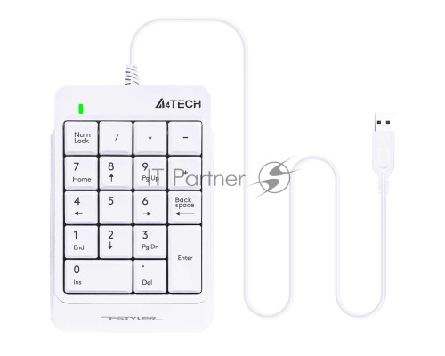 Числовой блок A4 Fstyler FK13P белый USB slim для ноутбука