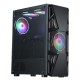 Компьютерный корпус Formula CL-3303B RGB черный без БП ATX 6x120mm 2xUSB2.0 1xUSB3.0 audio bott PSU
