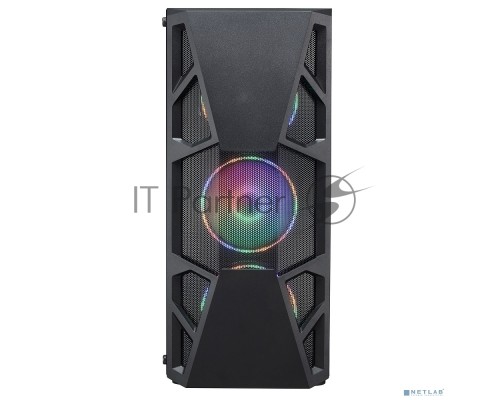 Компьютерный корпус Formula CL-3303B RGB черный без БП ATX 6x120mm 2xUSB2.0 1xUSB3.0 audio bott PSU