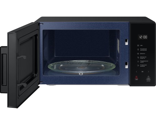 Микроволновая печь Samsung MS23T5018AK/BW черный, 23 л, 800 Вт, переключатели - сенсор