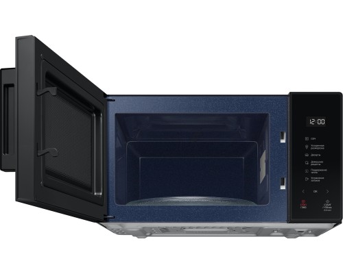 Микроволновая печь Samsung MS23T5018AK/BW черный, 23 л, 800 Вт, переключатели - сенсор