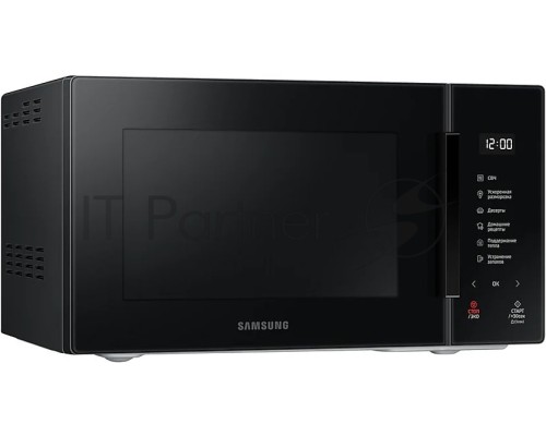Микроволновая печь Samsung MS23T5018AK/BW черный, 23 л, 800 Вт, переключатели - сенсор