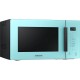 Микроволновая печь Samsung MG23T5018AN/BW голубой, 23 л, 800 Вт, переключатели - сенсор