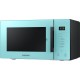 Микроволновая печь Samsung MG23T5018AN/BW голубой, 23 л, 800 Вт, переключатели - сенсор